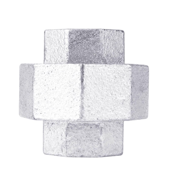 B & K STZ Industries 1 in. FIP each X 1 in. D FIP Galvanized Malleable Iron Union 311UPU-1 - main
